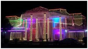 theme building lighling decoration